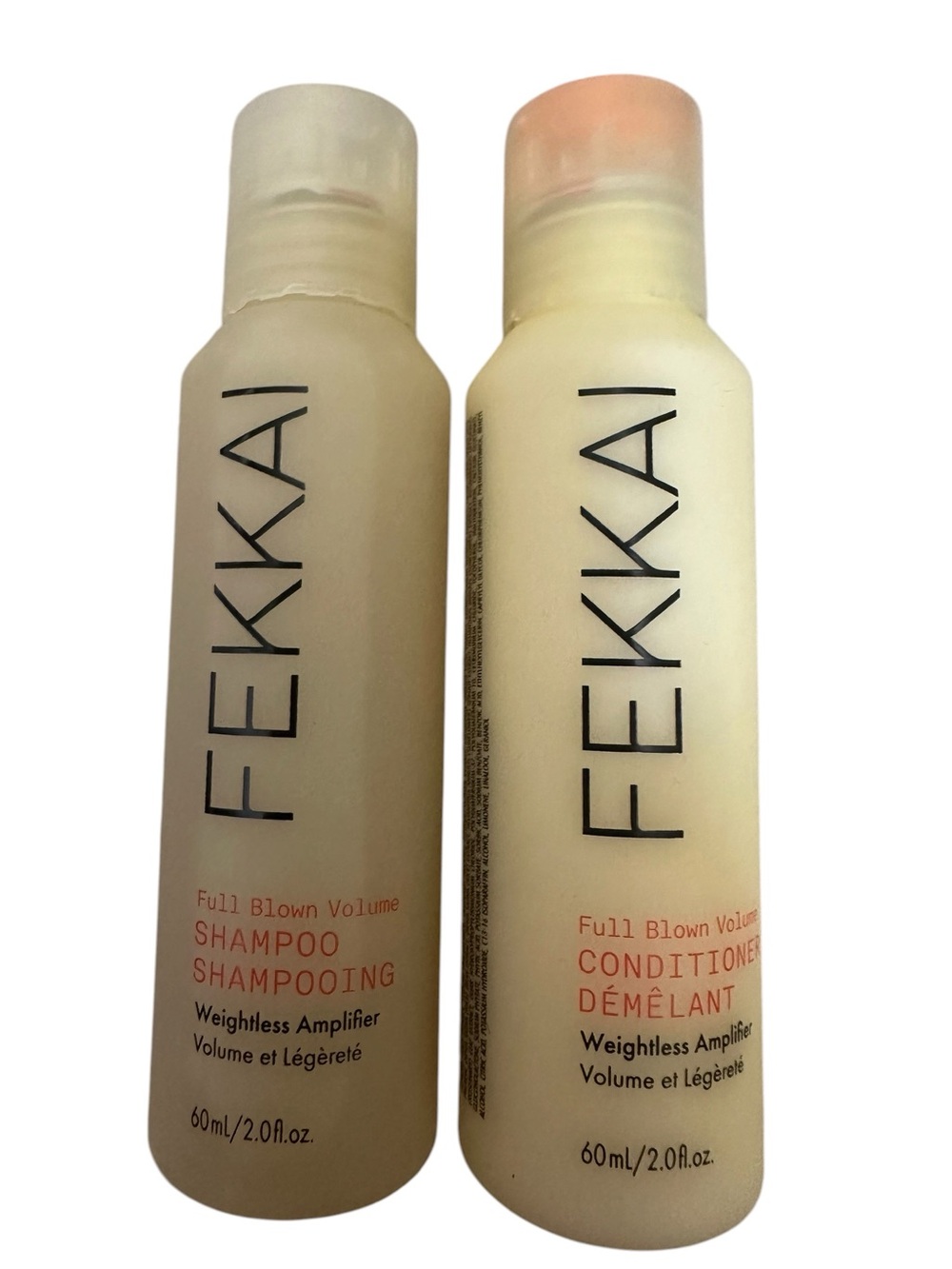 FEKKAI Full Blown Volume Shampoo & Conditioner Travel Set